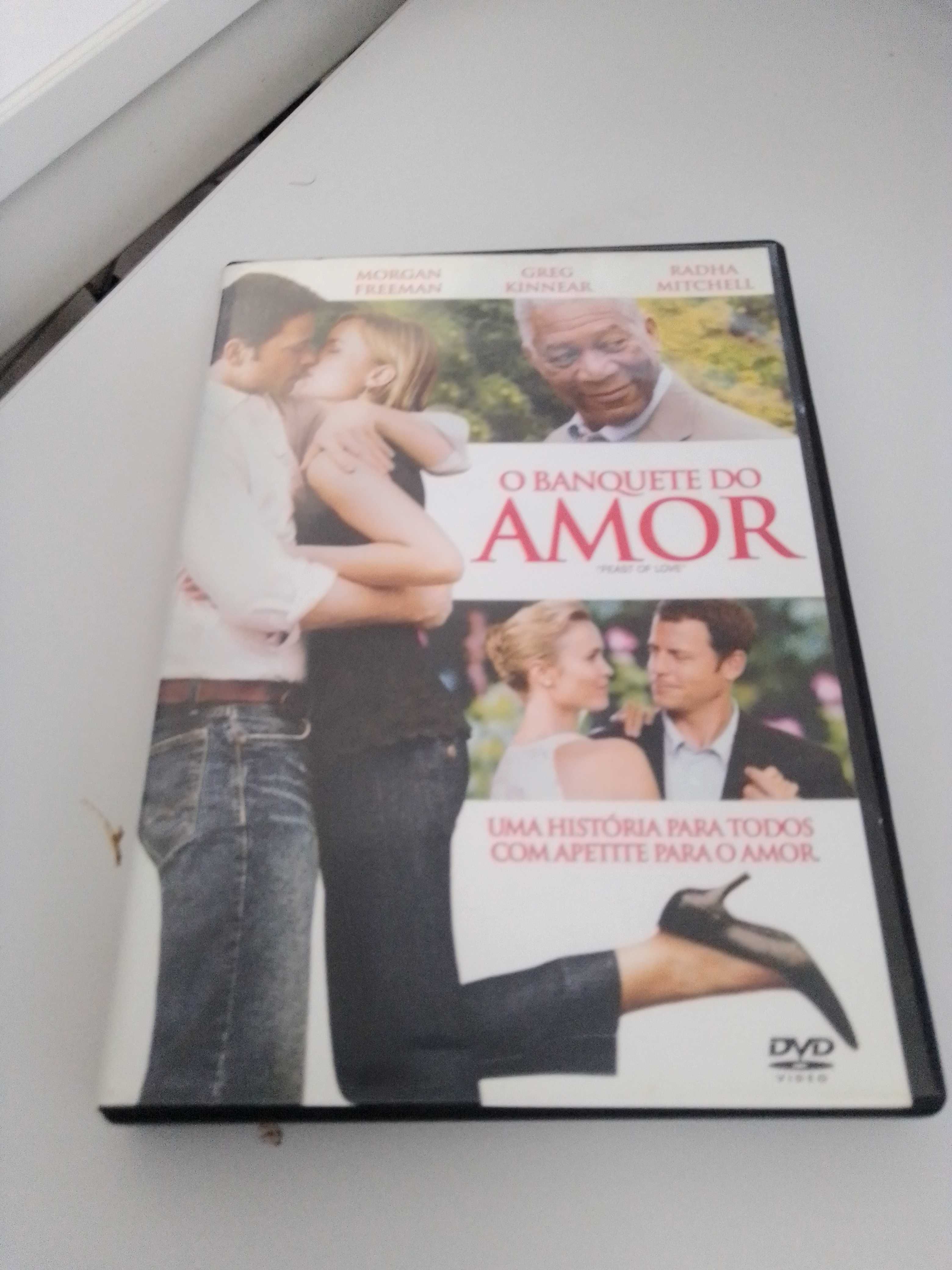 DVD O Banquete do Amor Morgan Freeman Greg Kinnear Filme de R. Benton