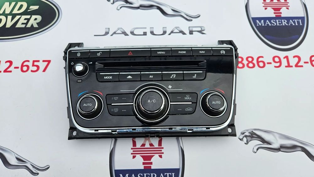 Jaguar XJ 351 2010-2015 Panel sterowania radiem klimatyzacją Panel klimatyzacji DW93-18C858-CB