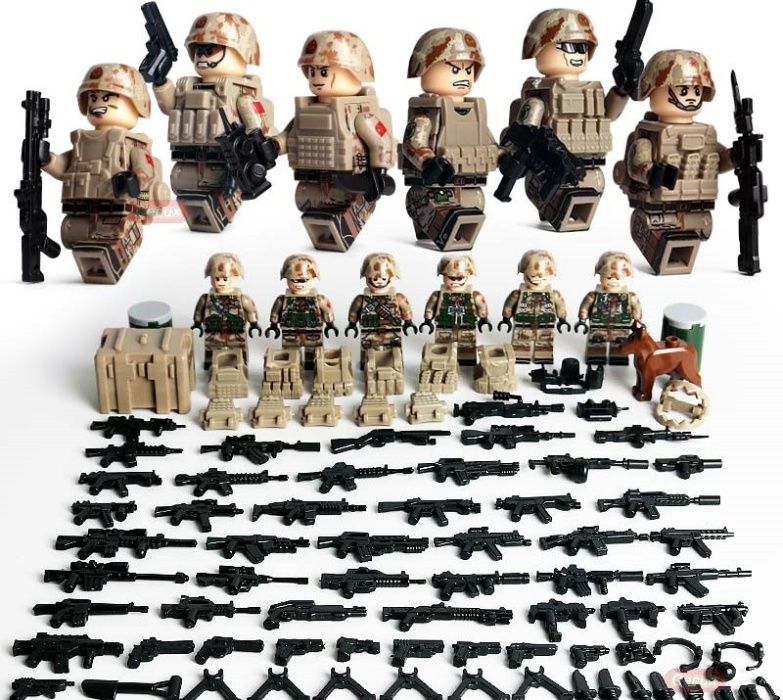 Фигурки камуфляжных фигурок советских военных Афганская  лего Lego