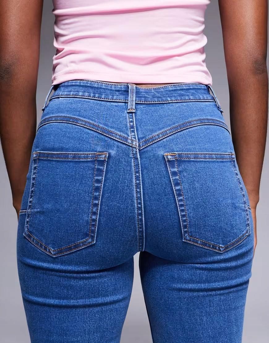 Asos spodnie dzwony flare jeansowe nowe W26 L32 S 36