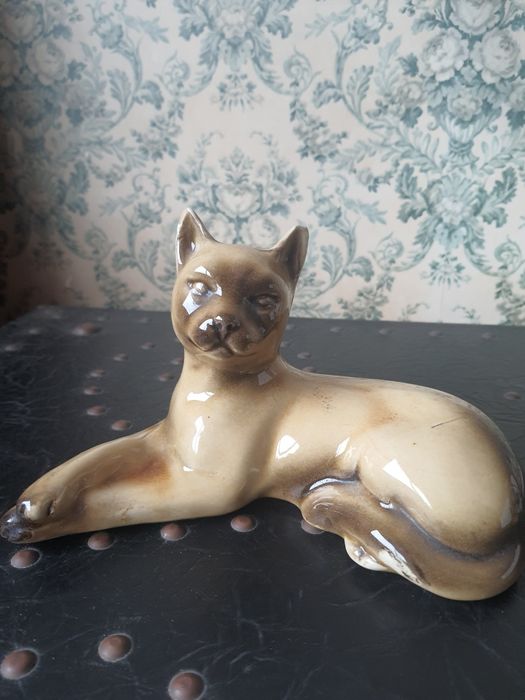 Cerâmica gato siamês