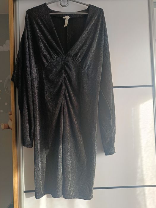 Sukienka damska błyszcząca