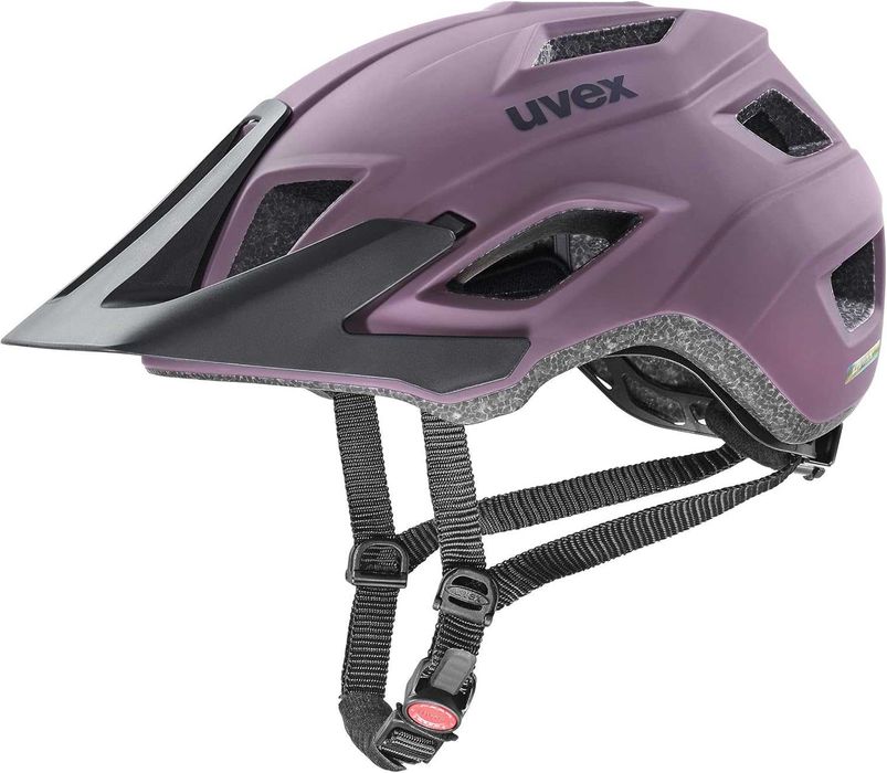 Kask rowerowy Uvex Access Unisex Rozmiar M Regulowany 52-57 cm Fiolet