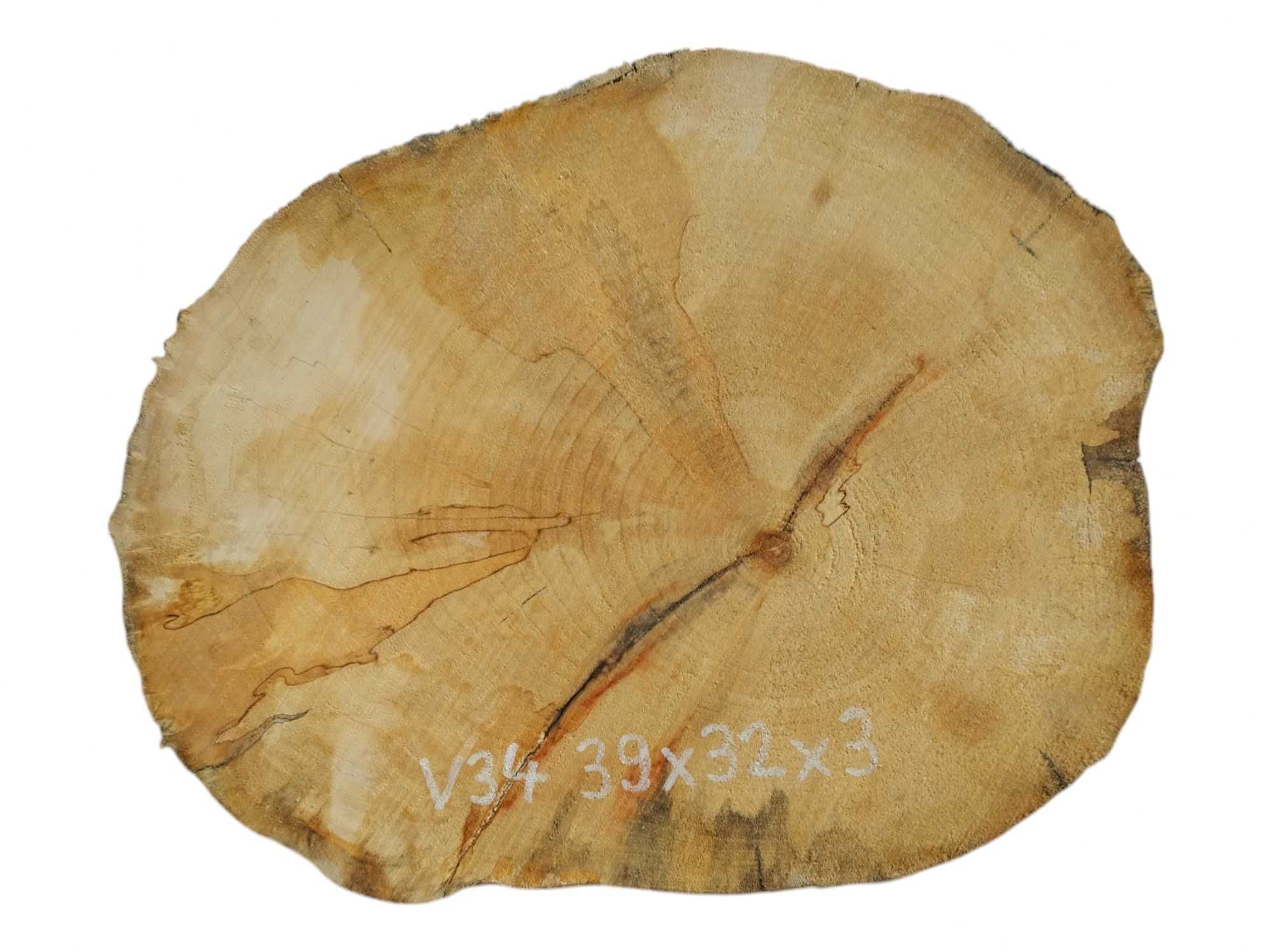 Plastry Drewna Wierzba z Czeczotą Małe Rozmiary 40cm