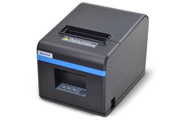 Принтер чеків з авто обрізом 80 мм Xprinter XP-А160ІІ USB/Lan Poster