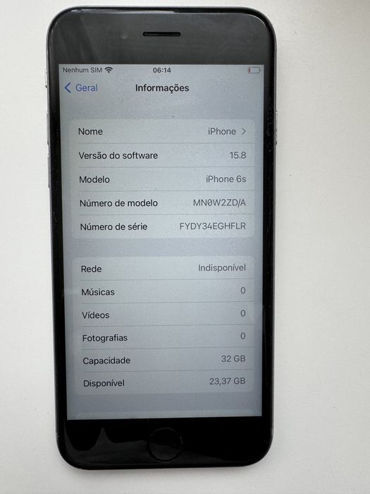 Iphone 6S 32 Gb Preto