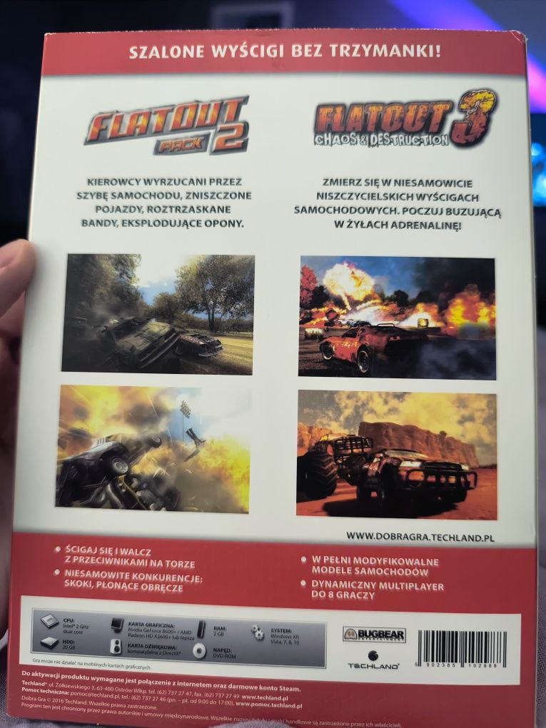 Gry Flatout 2 i 3 zestaw