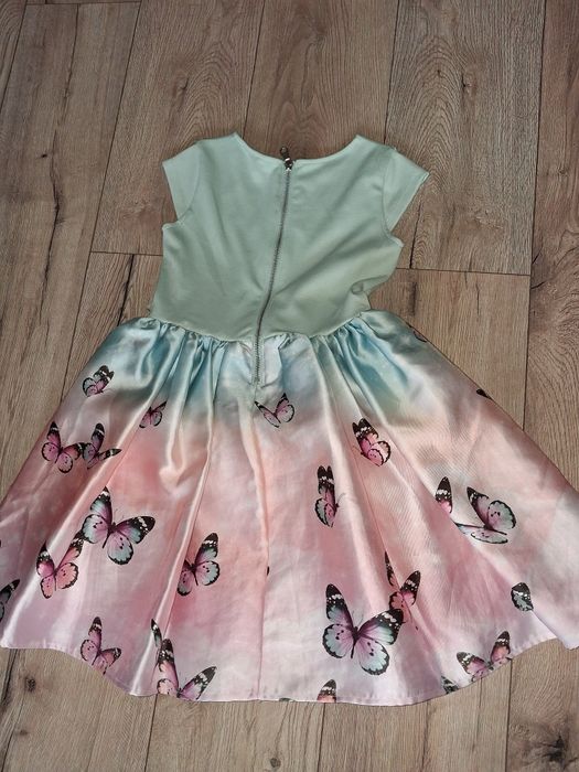 Sukienka H&M w motylki r. 122-128