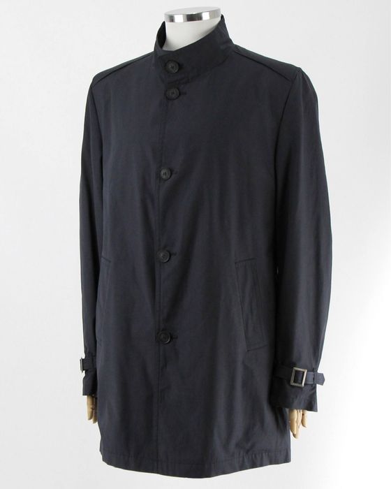 CARL GROSS чоловічий синій тренч, куртка, плащ. Оригінал. 54 (XL)