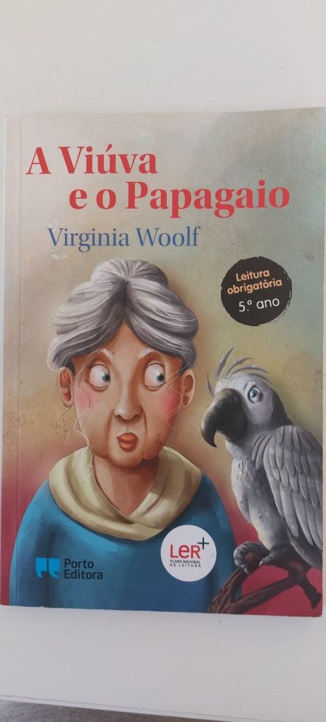 Livro A Viúva e o Papagaio