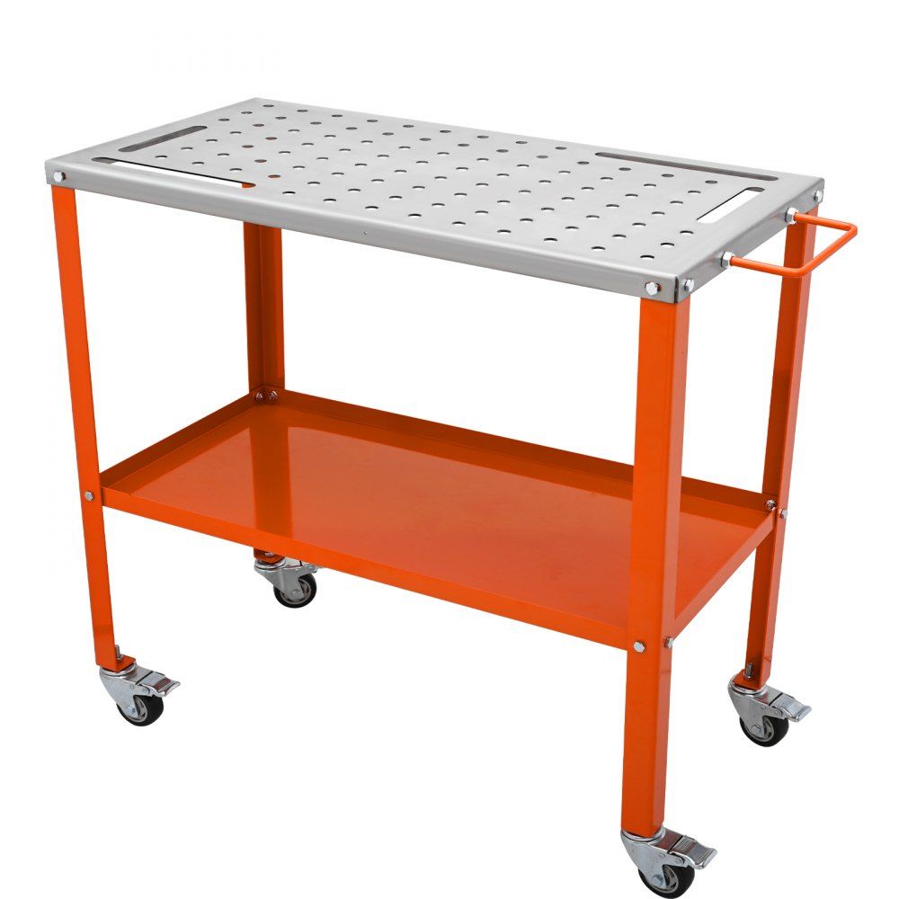 Mesa de Soldadura Móvel  91.4x45.7cm, Capacidade de 544kg