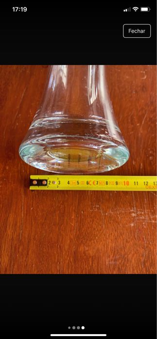 Jarra vidro translucido