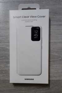 NOWE etui Samsung Smart Clear View Cover do S22+ Plus Białe