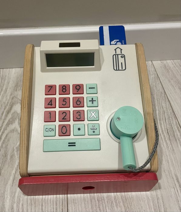 Kasa sklepowa drewniana