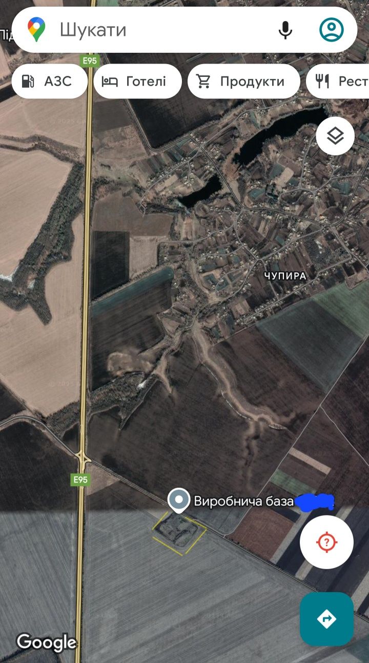 Одеська траса.Ділянка від власника 3,82 га, Електроенергія 380кВт.