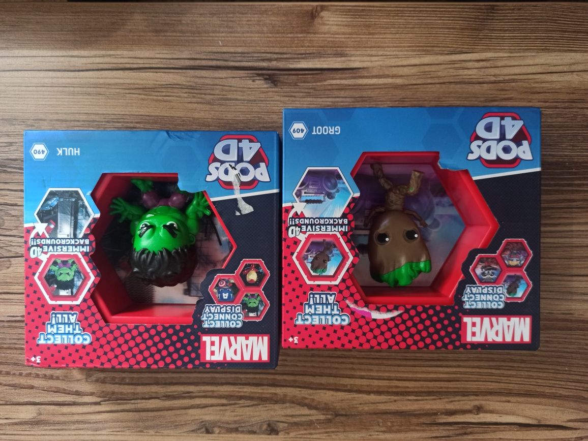 2 figurki Marvel pods 4d