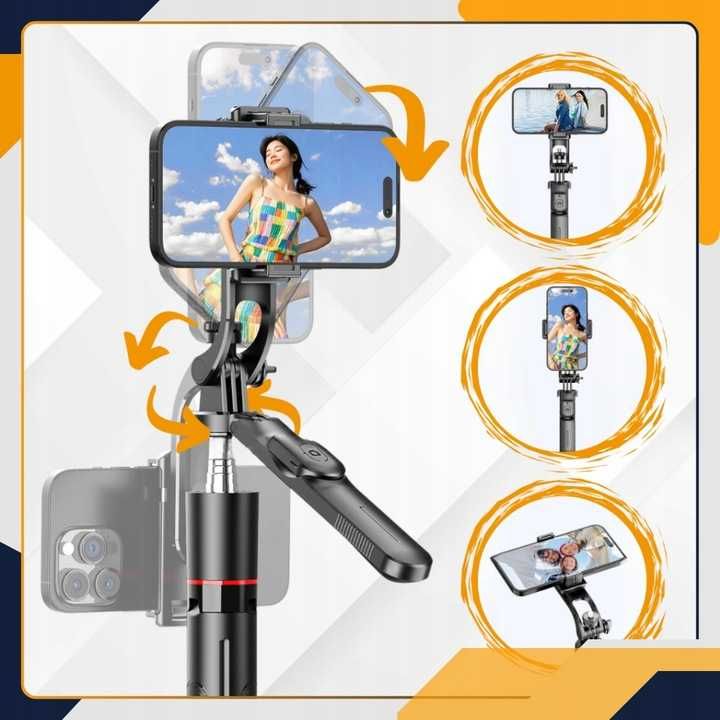 Kijek do SELFIE STICK bluetooth uchwyt na telefon TRIPOD statyw PILOT