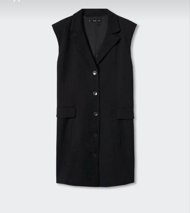 Платье черное MANGO