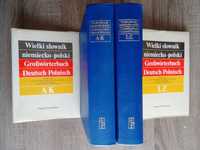 Wielki słownik PL-D (2 tomy) i wielki słownik D-PL (2 tomy)