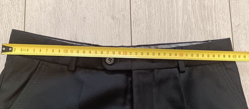 Класичні чоловічі чорні брюки 46 розміру