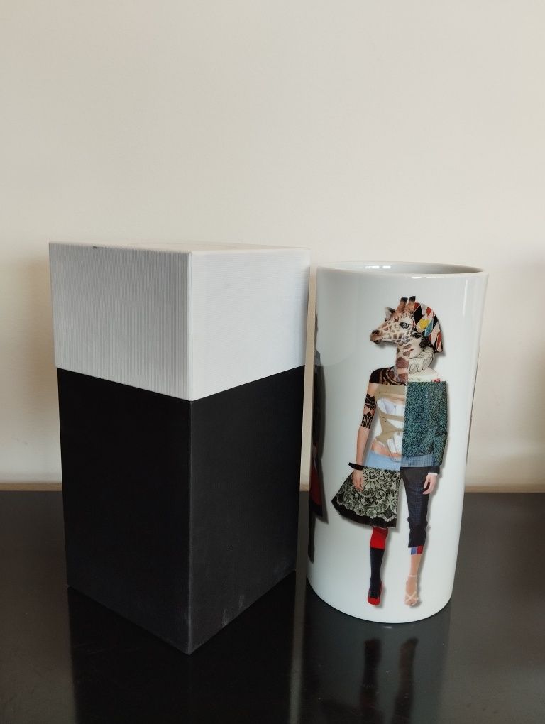 Vaso Vista Alegre x Christian Lacroix Maison Porcelana Edição Limitada