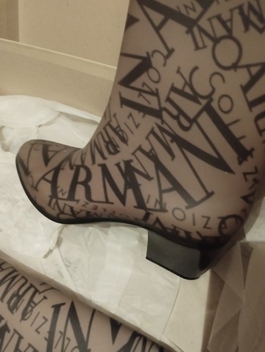 Botas cano alto, chuva - Armani - 37