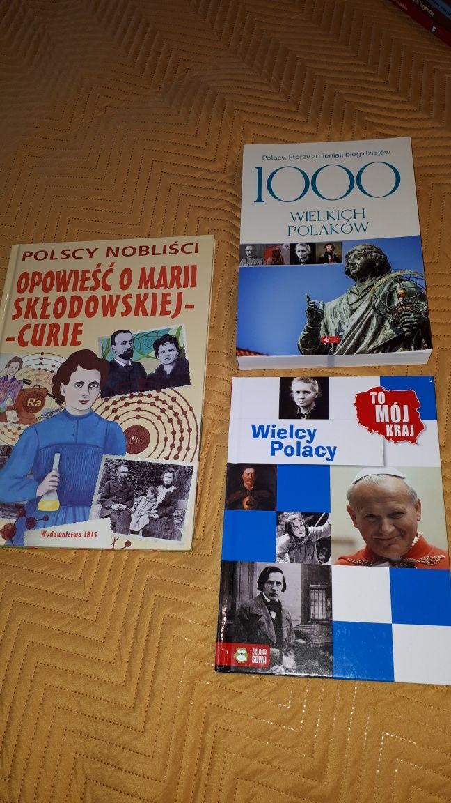 Zestaw książek Wielcy Polacy, Nobliści-pomysł na prezent