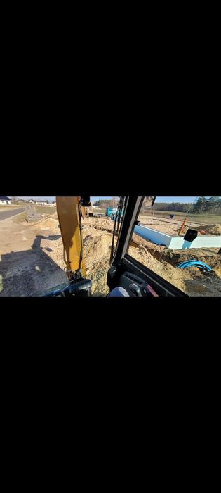 Minikoparka usługi wynajem