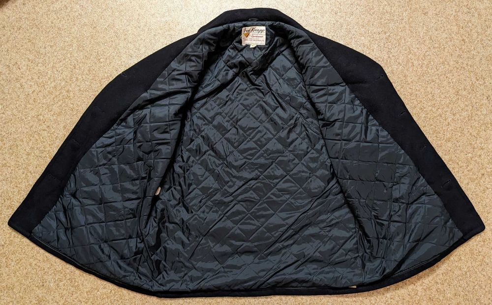 Винтажный бушлат Fox Knapp Peacoat, 60-70 годы