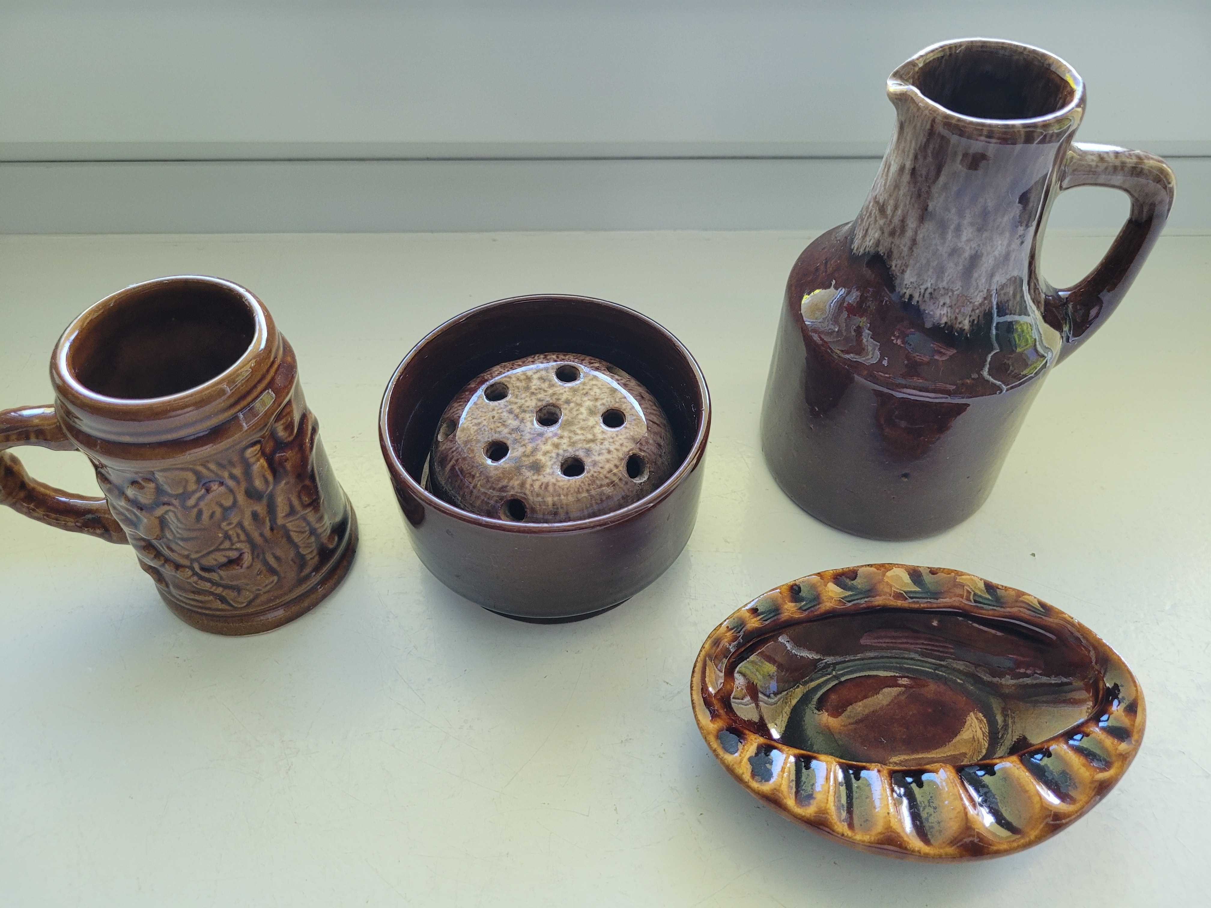 Porcelit Spółdzielnia Przyjaźń z Włocławka popielniczka wazon ikebana