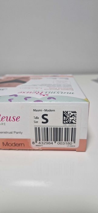MASMI Reuse Modern Majtki mensrtuacyjne, rozm. S