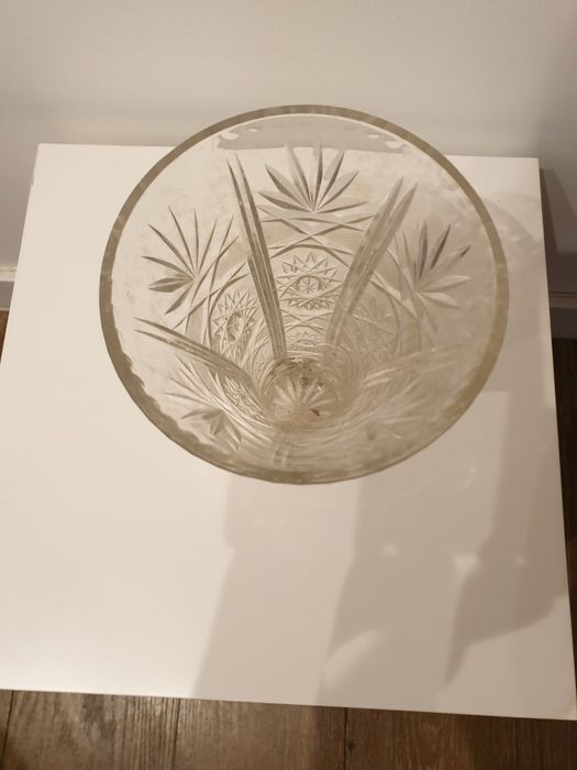 Wazon kryształowy PRL