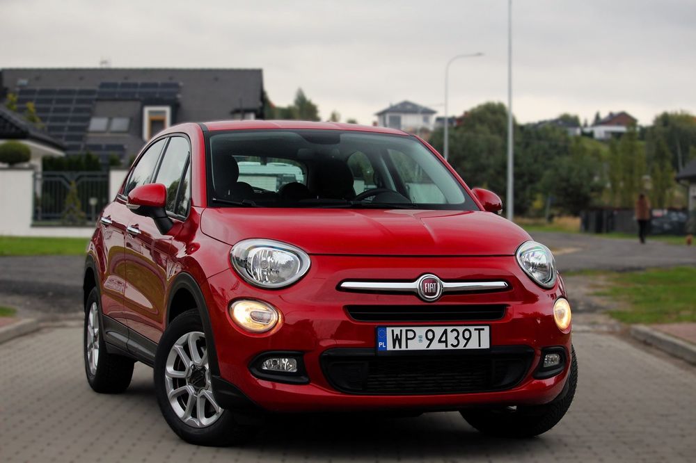 Fiat 500X 1.6 JTDm / 100% bezwypadkowy / Super stan ! / Bardzo ładna czerwień !