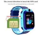 Niebieski zegarek smart watch z lokalizatorem karta SIM