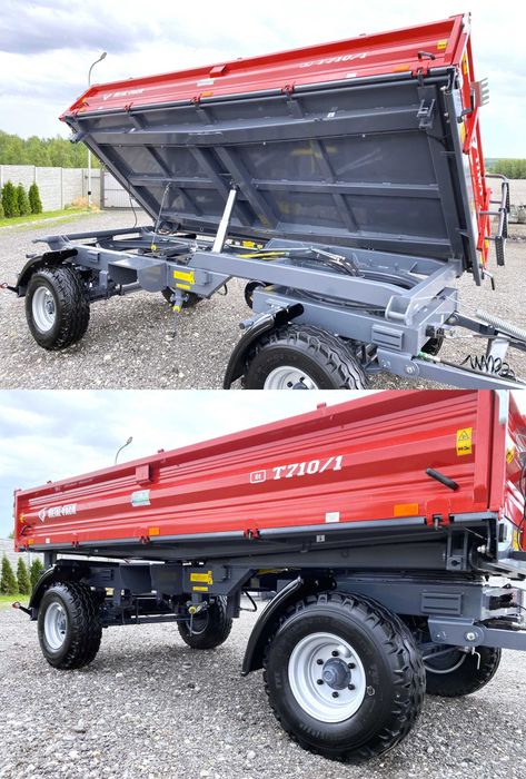 Przyczepa METAL-FACH T710/1 6 ton 2020 rok NOWA NIE UŻYWANA pronar