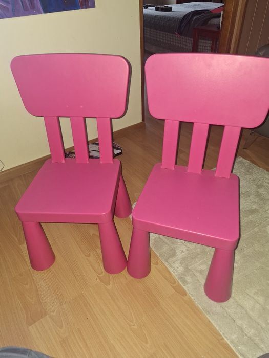Krzeselka mammut 2 szt kolor rozowy