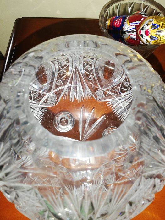 Kryształ duży bomboniera misa wazon