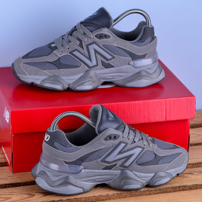 (2002) Кросівки у стилі New Balance 9060 сірі (36-41) нб NB ню беленс