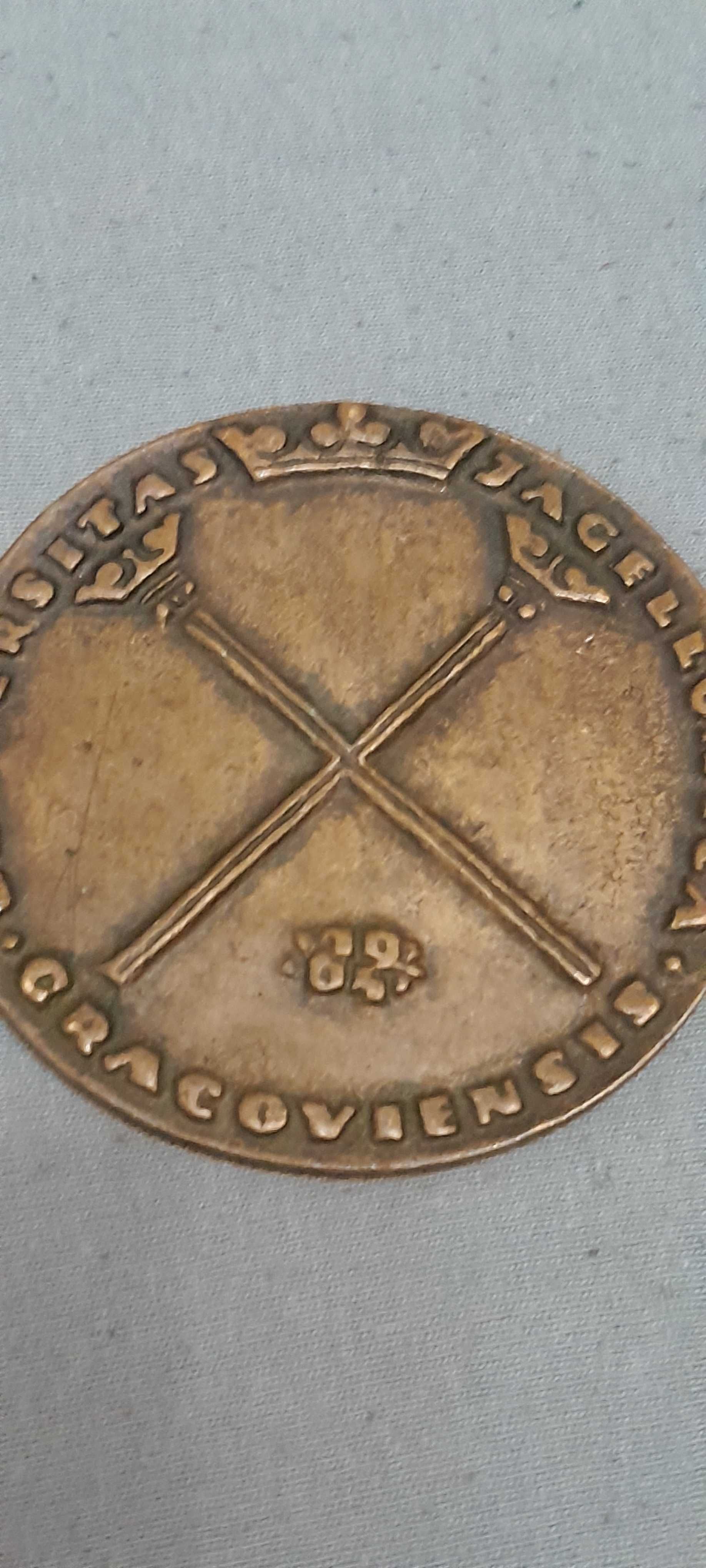 Medal braz Uniwersytet Jagielloński 1964 r braz