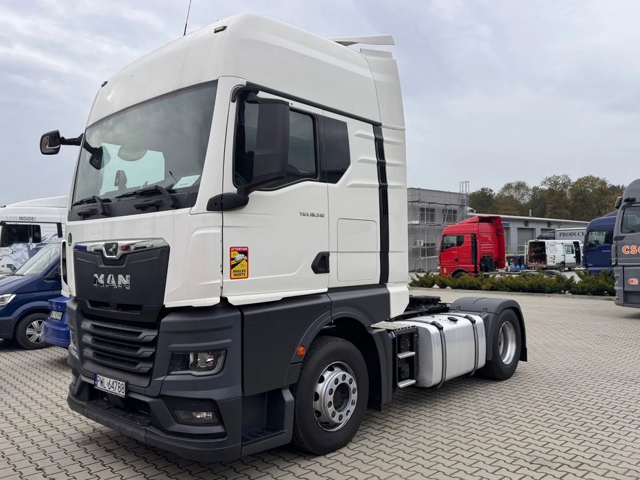 MAN TGX 18.510 4x2 BL SA, KABINA GX (MAX WYSOKA), 6 NOWYCH OPON, RETARDER, ACC, LGS,  Kabina GX, nowe opony, retarder, 510KM, gotowy do pracy