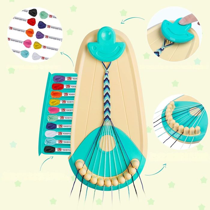 Bransoletka przyjaźni - Zestaw kreatywny DIY do tworzenia dla dzieci