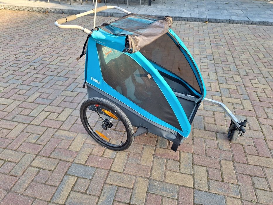 Sprzedam przyczepkę rowerową Thule Coaster 2 – 2w1 (rower + wózek spac