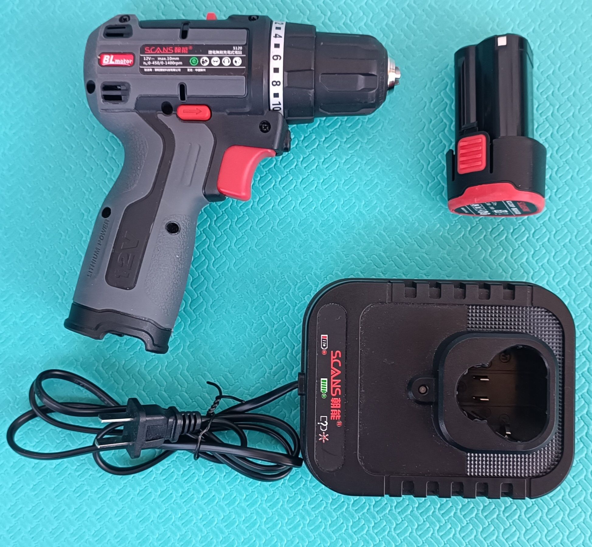 Шуруповерт безщітковий(!) моторний SCANS S120 Professional Tool 12V