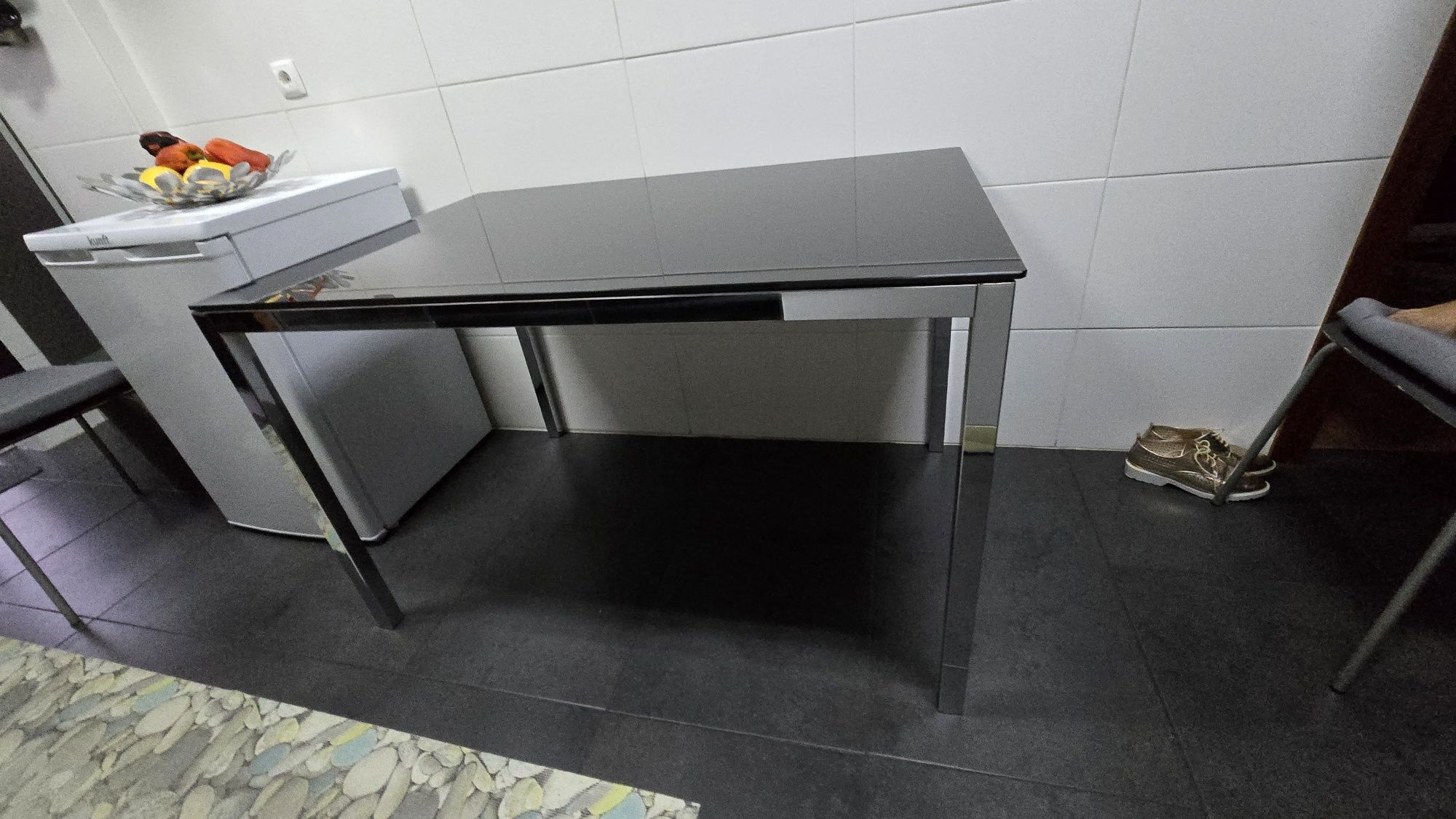 Mesa de vidro temperado