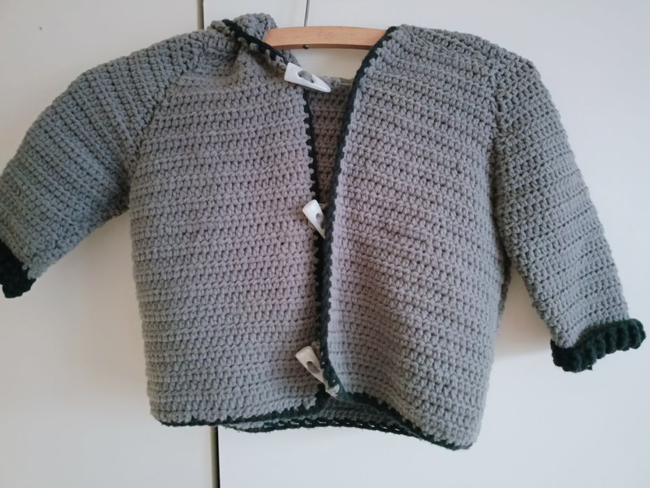 Sweter sweterek zimowy gruby 74 80 86