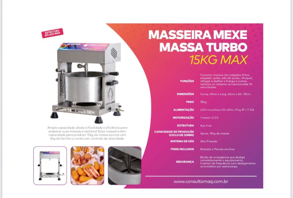 Modeladora e Masseira Eletrica