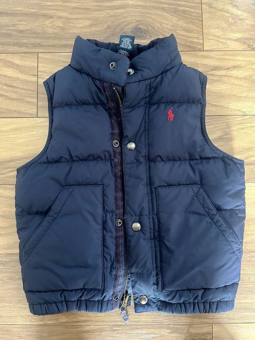 Kamizelka Ralph Lauren Polo bezrękawnik granatowa