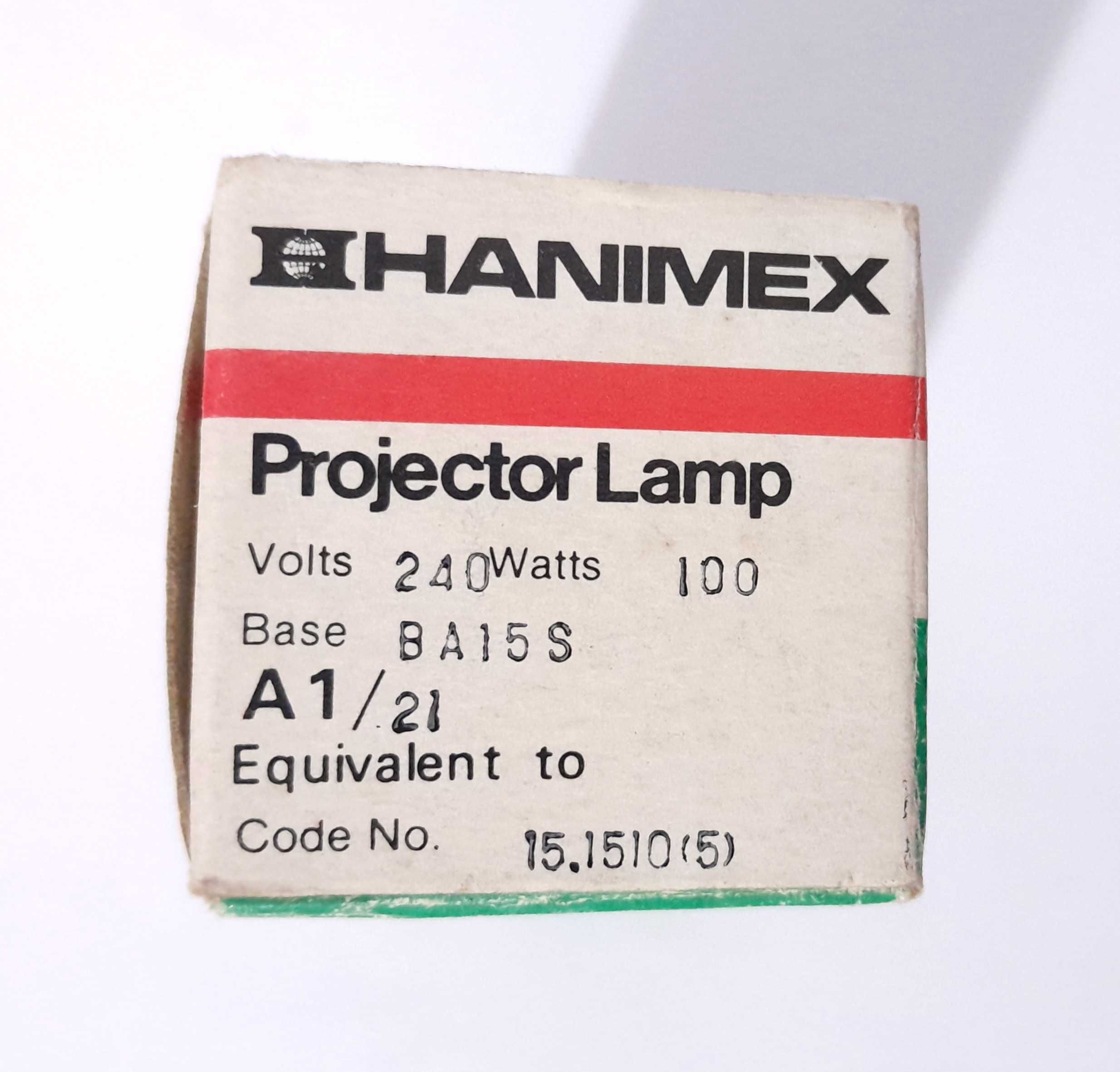 Lâmpada para Projector Hanimex A1/21 240V - 100W (Vintage)