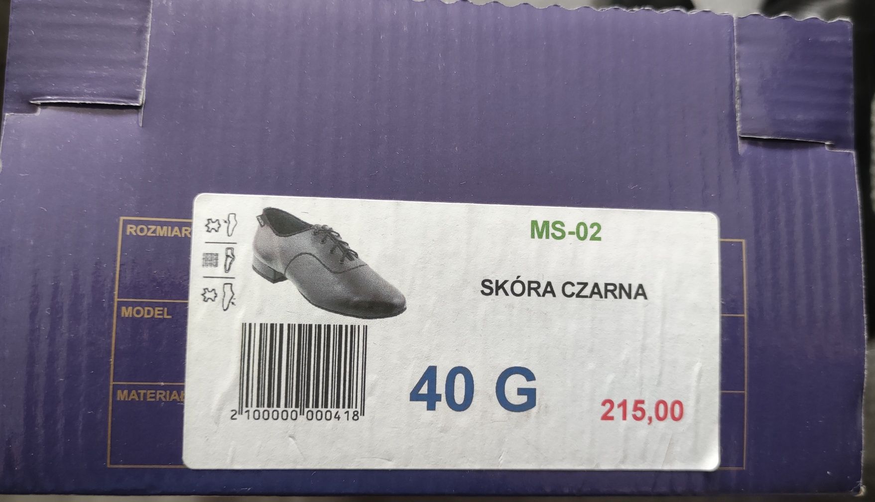 Buty do tańca męskie rozm. 40