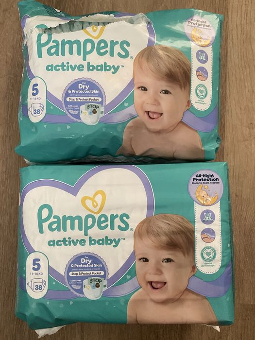 Pampers active baby 5